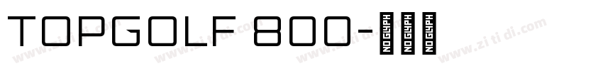 Topgolf 800字体转换